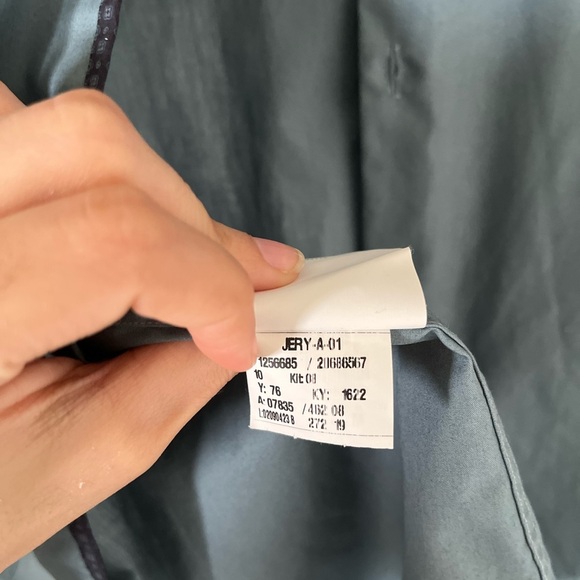 Hugo Boss Slim Fit Easy Iron Blue Jerry Button-down shirt - Picture 9 of 13